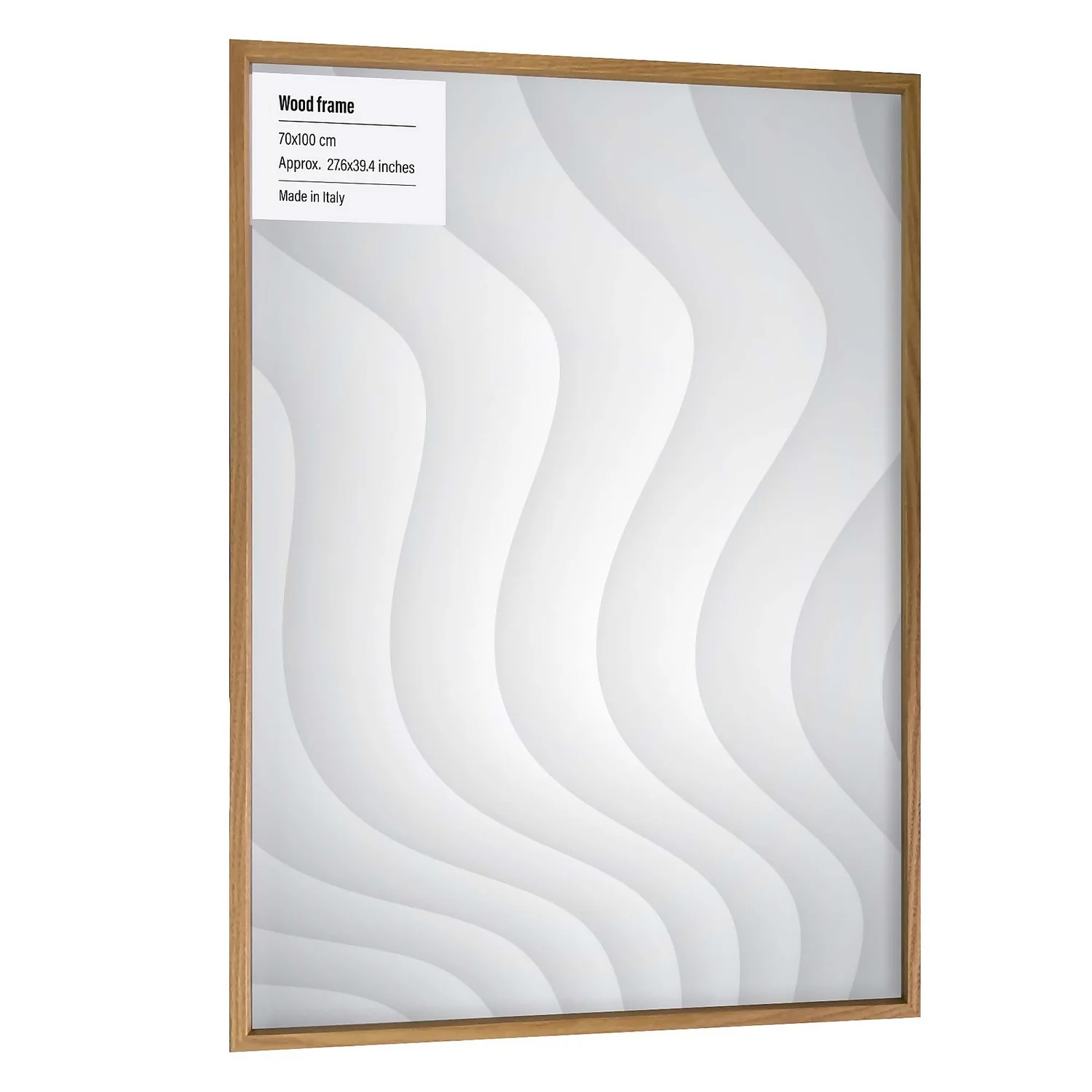 Wood Photo Frame - 70x100cm - Oak 1 Wood Photo Frame - 70x100cm - Oak