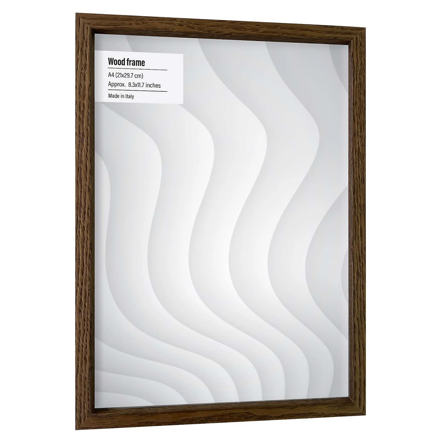 Wood Photo Frame - A4 - Walnut 1 Wood Photo Frame - A4 - Walnut