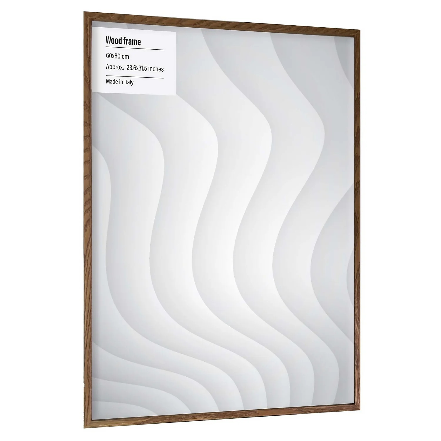 Wood Photo Frame - 60x80cm - Walnut 1 Wood Photo Frame - 60x80cm - Walnut