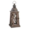Small Wooden Lantern - Walnut