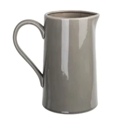 Crackle Effect Jug - Flint