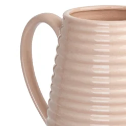Crackle Effect Ribbed Jug - Blush -Home Base Sales Shop 13036266 6894894568168775