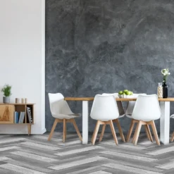 None Venice Grey Herringbone Vinyl Sheet Flooring 3x2m Roll 7 None Venice Grey Herringbone Vinyl Sheet Flooring 3x2m Roll -Home Base Sales Shop 13053380 5495002421390949