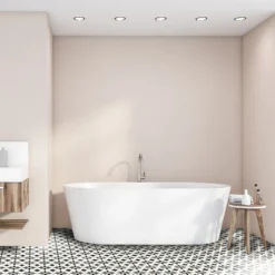 None Scottsdale White Vinyl Sheet Flooring - 3x2m Roll -Home Base Sales Shop 13053381 1995002420412169