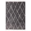 Moroccan Diamond Rug - Charcoal - 160x230cm