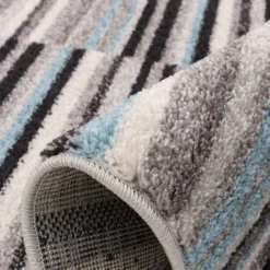 Barcode Stripe Rug - 120x170cm -Home Base Sales Shop 13112212 6844874877681327