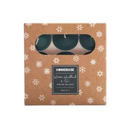 Winter Woodland & Fir Tealights - 9 Pack