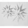 House Beautiful Wall Hanging Paper Star - Set Of 2 - Silver