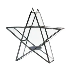 House Beautiful Metal Star Tealight Holder - Large