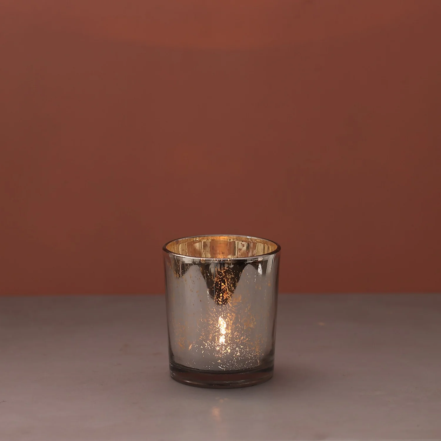 Country Living Mercury Tealight Holder - Small 2 Country Living Mercury Tealight Holder - Small - Image 2
