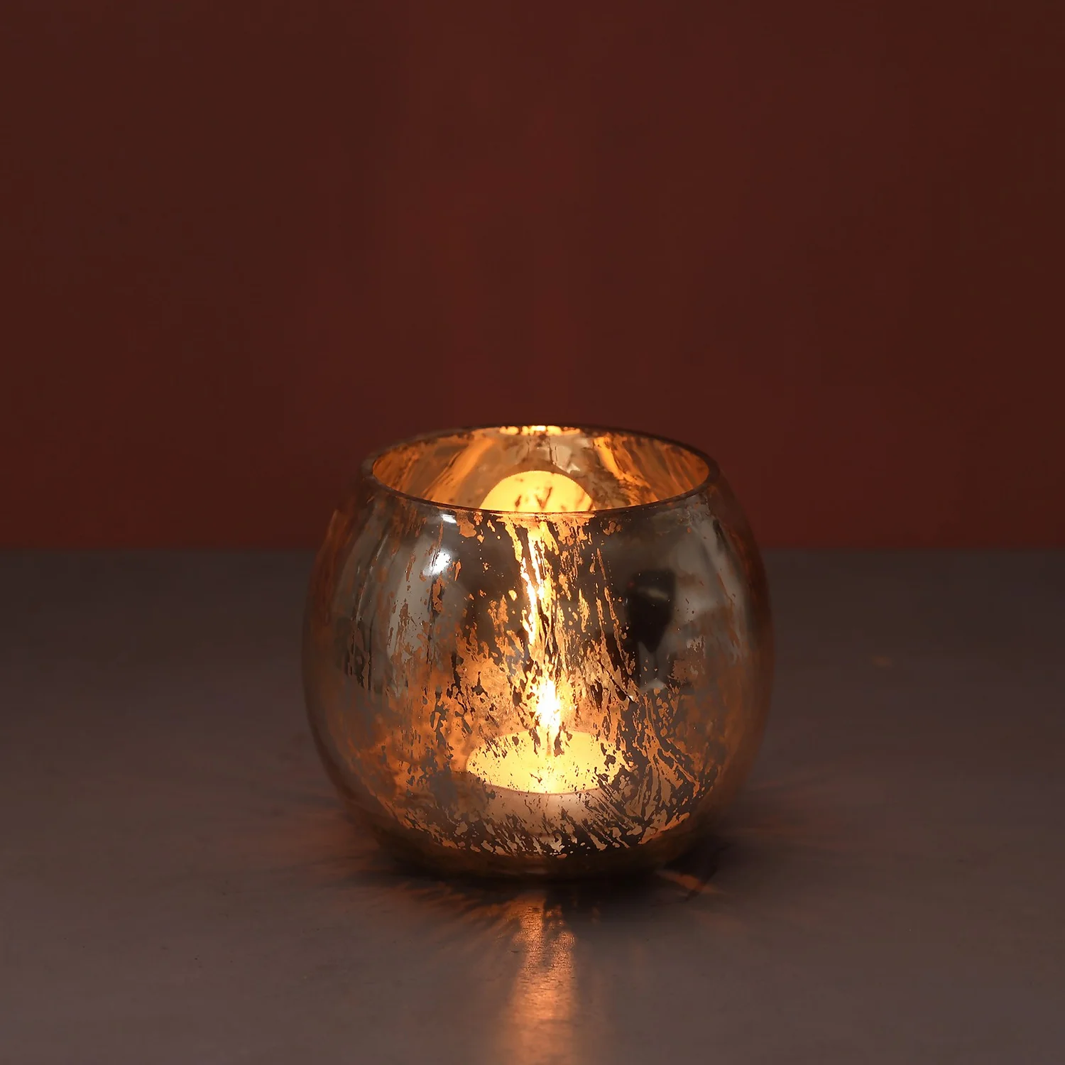 Country Living Mercury Tealight Holder - Medium 2 Country Living Mercury Tealight Holder - Medium - Image 2