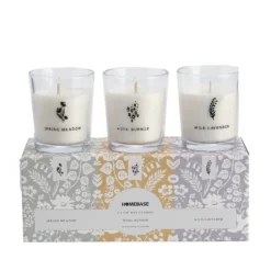 Set Of 3 Votive Candles