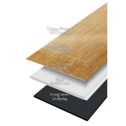 Kraus Rigid Core Luxury Vinyl Floor Tiles - Grasmere Grey 5 Kraus Rigid Core Luxury Vinyl Floor Tiles - Grasmere Grey -Home Base Sales Shop 13170642 4494878508913706