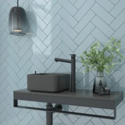 None Camden Green Ceramic Wall Tile 100 X 300mm - 0.45sqm Pack