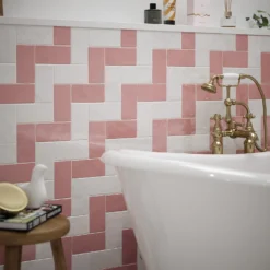 Country Living Artisan Antique White Ceramic Wall Tile 75 X 150mm - 0.5sqm Pack -Home Base Sales Shop 13220552 1904909608355245