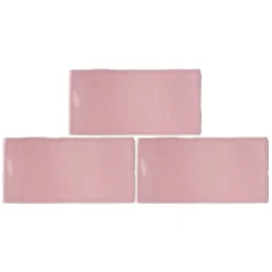 Country Living Artisan Peony Blush Ceramic Wall Tile 75 X 150mm - 0.5sqm Pack -Home Base Sales Shop 13220554 7974918492287321
