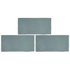 Country Living Artisan Stone Blue Ceramic Wall Tile 75 X 150mm - 0.5sqm Pack -Home Base Sales Shop 13220559 9534916419734669