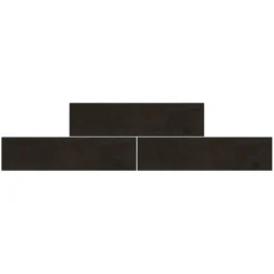 House Beautiful Aurelia Liquorice Ceramic Wall Tile 75 X 300mm - 0.5sqm Pack -Home Base Sales Shop 13220563 1254916343241797