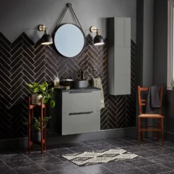 House Beautiful Aurelia Liquorice Ceramic Wall Tile 75 X 300mm - 0.5sqm Pack -Home Base Sales Shop 13220563 9214909608085671