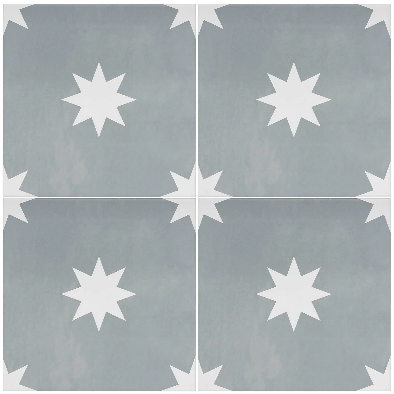 Country Living Starry Skies Chalk Grey Porcelain Wall & Floor Tile 200 X 200mm - 0.52sqm Pack 3 Country Living Starry Skies Chalk Grey Porcelain Wall & Floor Tile 200 X 200mm - 0.52sqm Pack - Image 3