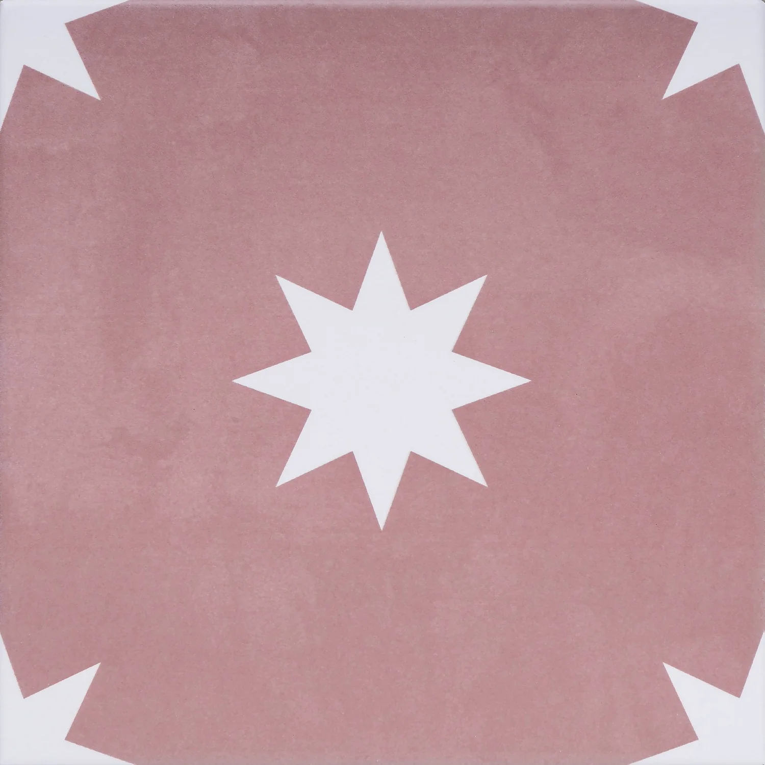 Country Living Starry Skies Peony Blush Porcelain Wall & Floor Tile 200 X 200mm - 0.52sqm Pack 2 Country Living Starry Skies Peony Blush Porcelain Wall & Floor Tile 200 X 200mm - 0.52sqm Pack - Image 2