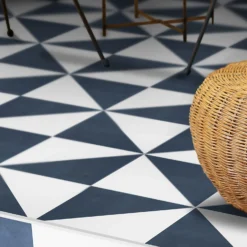 House Beautiful Cube Denim Porcelain Wall & Floor Tile 200 X 200mm - 0.52sqm Pack