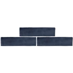 Country Living Artisan French Navy Ceramic Wall Tile 75 X 300mm - 0.5sqm Pack -Home Base Sales Shop 13433210 2544916403897753