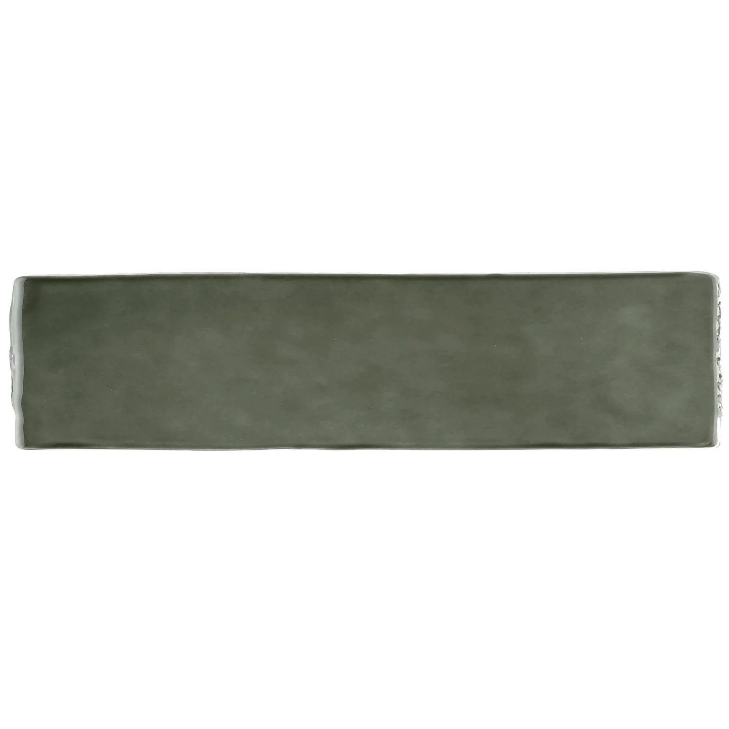 Country Living Artisan Moss Green Ceramic Wall Tile 75 X 300mm - 0.5sqm Pack 2 Country Living Artisan Moss Green Ceramic Wall Tile 75 X 300mm - 0.5sqm Pack - Image 2