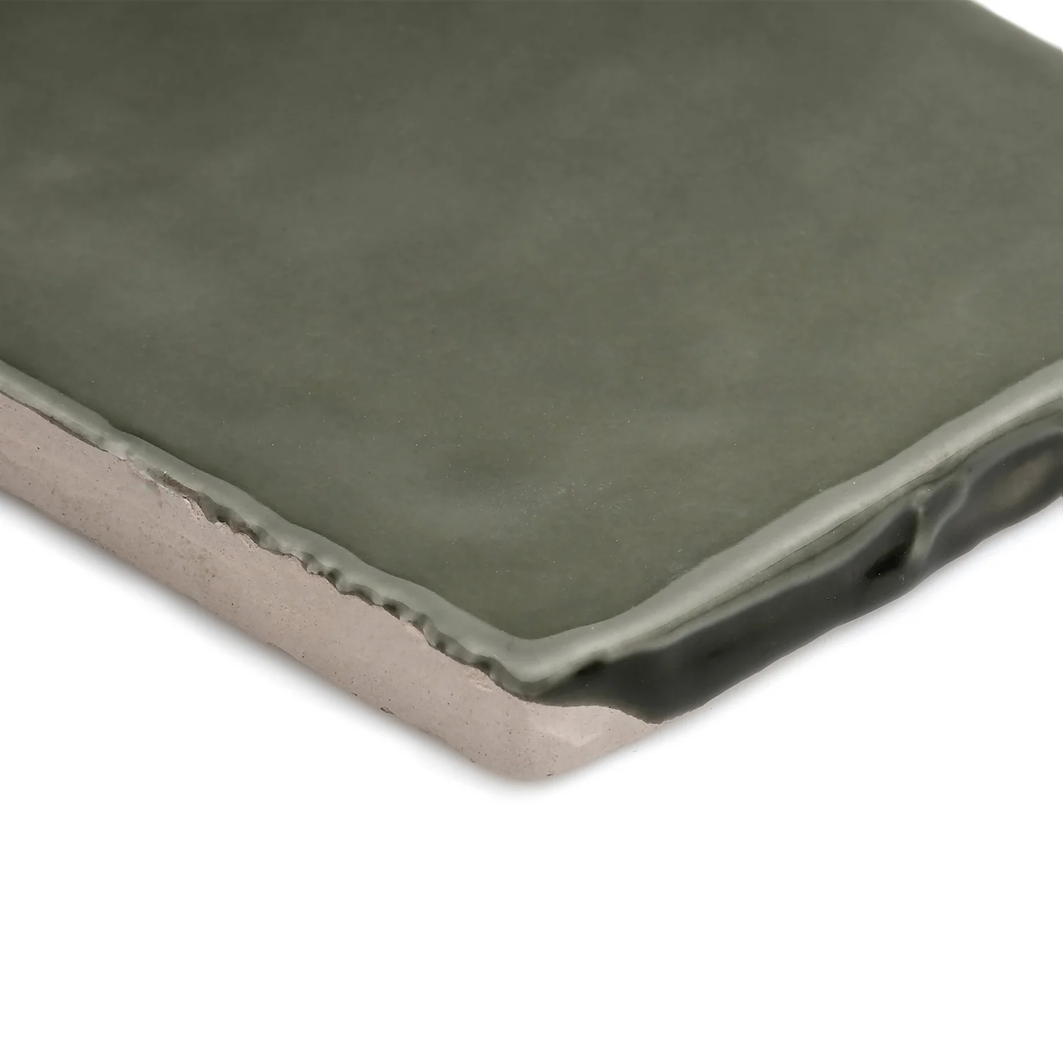 Country Living Artisan Moss Green Ceramic Wall Tile 75 X 300mm - 0.5sqm Pack 4 Country Living Artisan Moss Green Ceramic Wall Tile 75 X 300mm - 0.5sqm Pack - Image 4