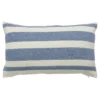 Chenille Cushion - Stripe Slate - 30x50cm
