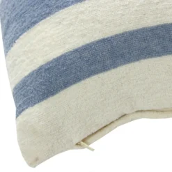 Chenille Cushion - Stripe Slate - 30x50cm -Home Base Sales Shop 13438781 4224918749816534