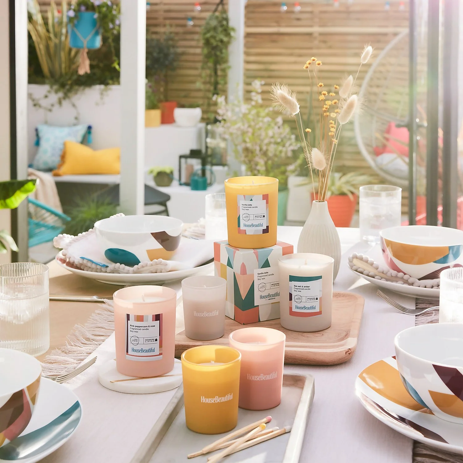 House Beautiful Sea Salt & Amber Votive Candle 2 House Beautiful Sea Salt & Amber Votive Candle - Image 2