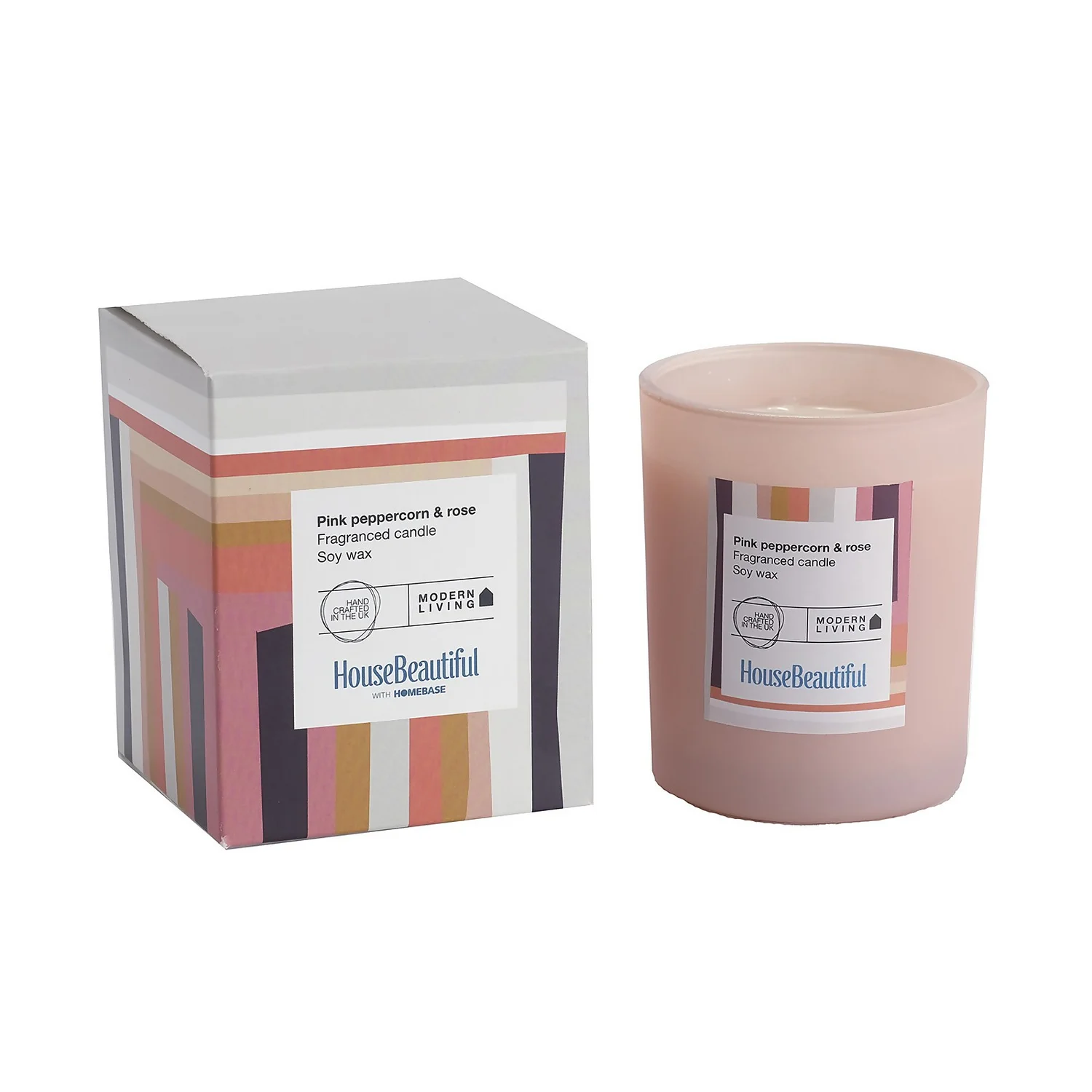 House Beautiful Pink Peppercorn & Rose Votive Candle 1 House Beautiful Pink Peppercorn & Rose Votive Candle