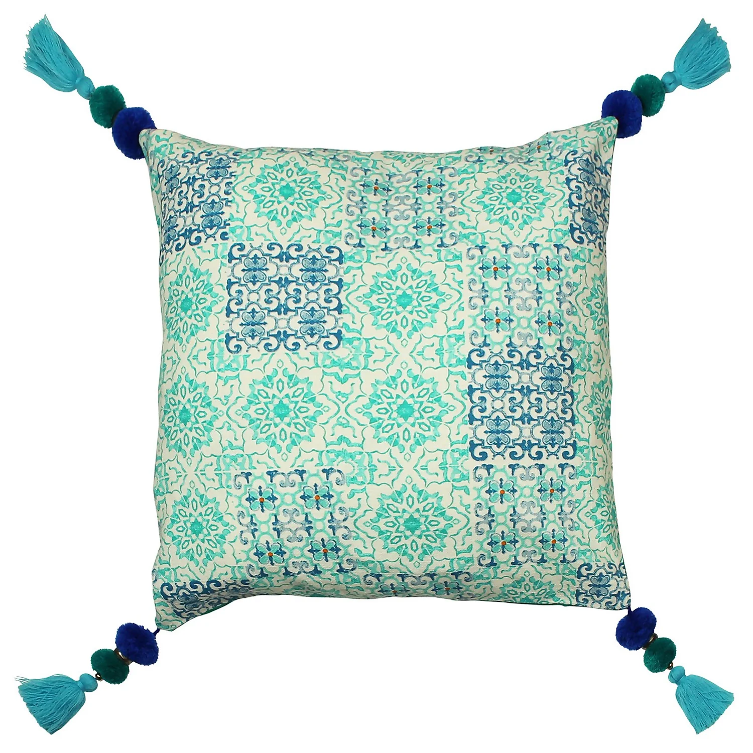 House Beautiful Paca Cushion - 45x45cm - Spearmint Blue 1 House Beautiful Paca Cushion - 45x45cm - Spearmint Blue