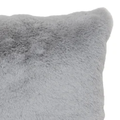 Faux Fur Rabbit Cushion - 45x45cm - Vapour -Home Base Sales Shop 13552792 8554964335813104