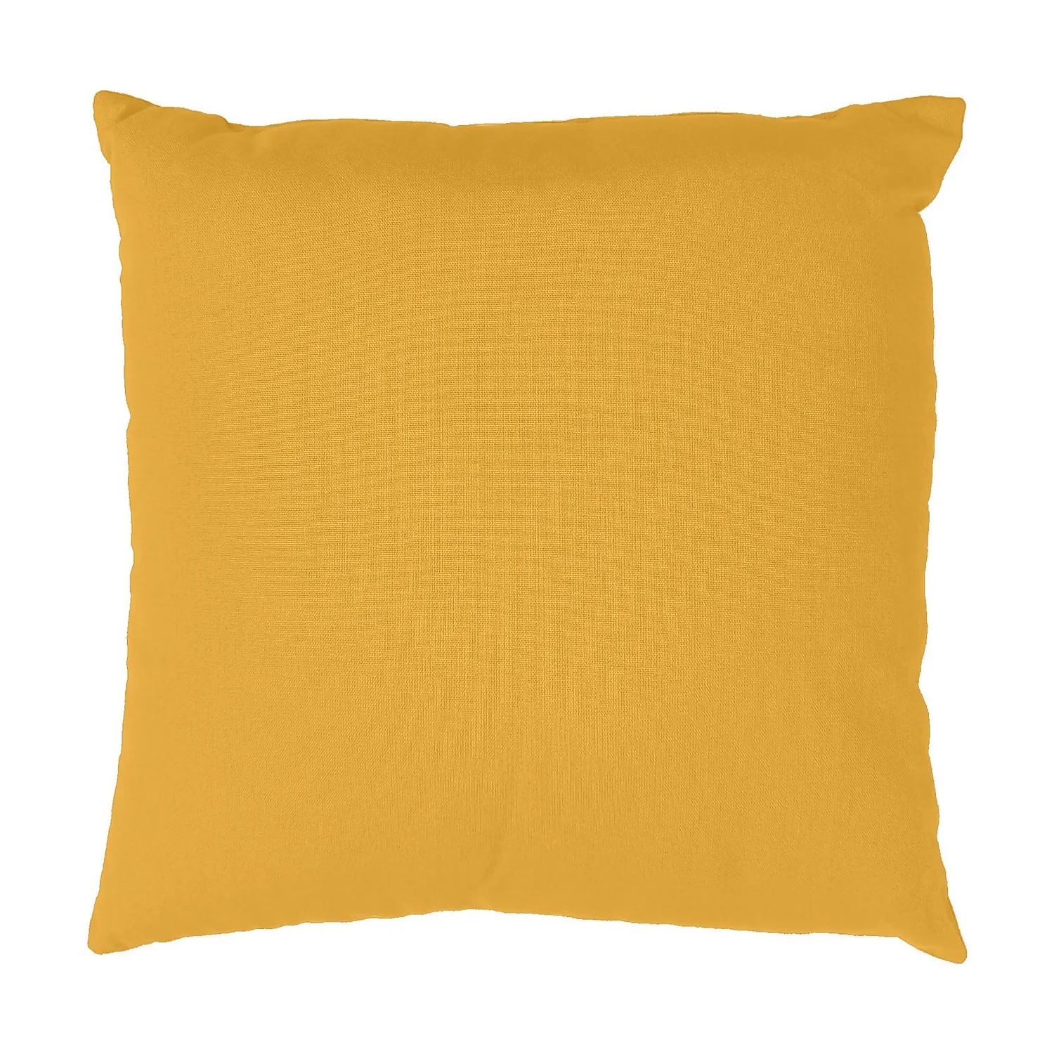 Recycled Cotton Cushion - Ochre 1 Recycled Cotton Cushion - Ochre