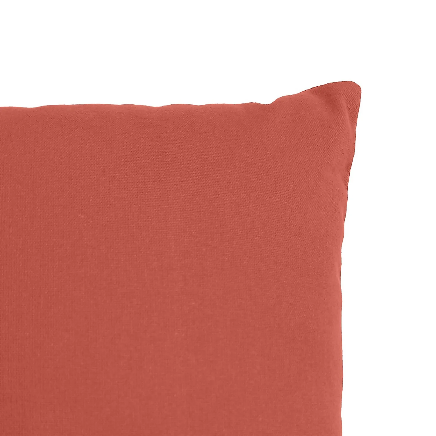 Recycled Cotton Cushion - Burnt Orange 3 Recycled Cotton Cushion - Burnt Orange - Image 3
