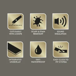 Kraus Rigid Core Herringbone Luxury Vinyl Floor Tile - Owsten Grey 8 Kraus Rigid Core Herringbone Luxury Vinyl Floor Tile - Owsten Grey -Home Base Sales Shop 13733819 9135002464931503