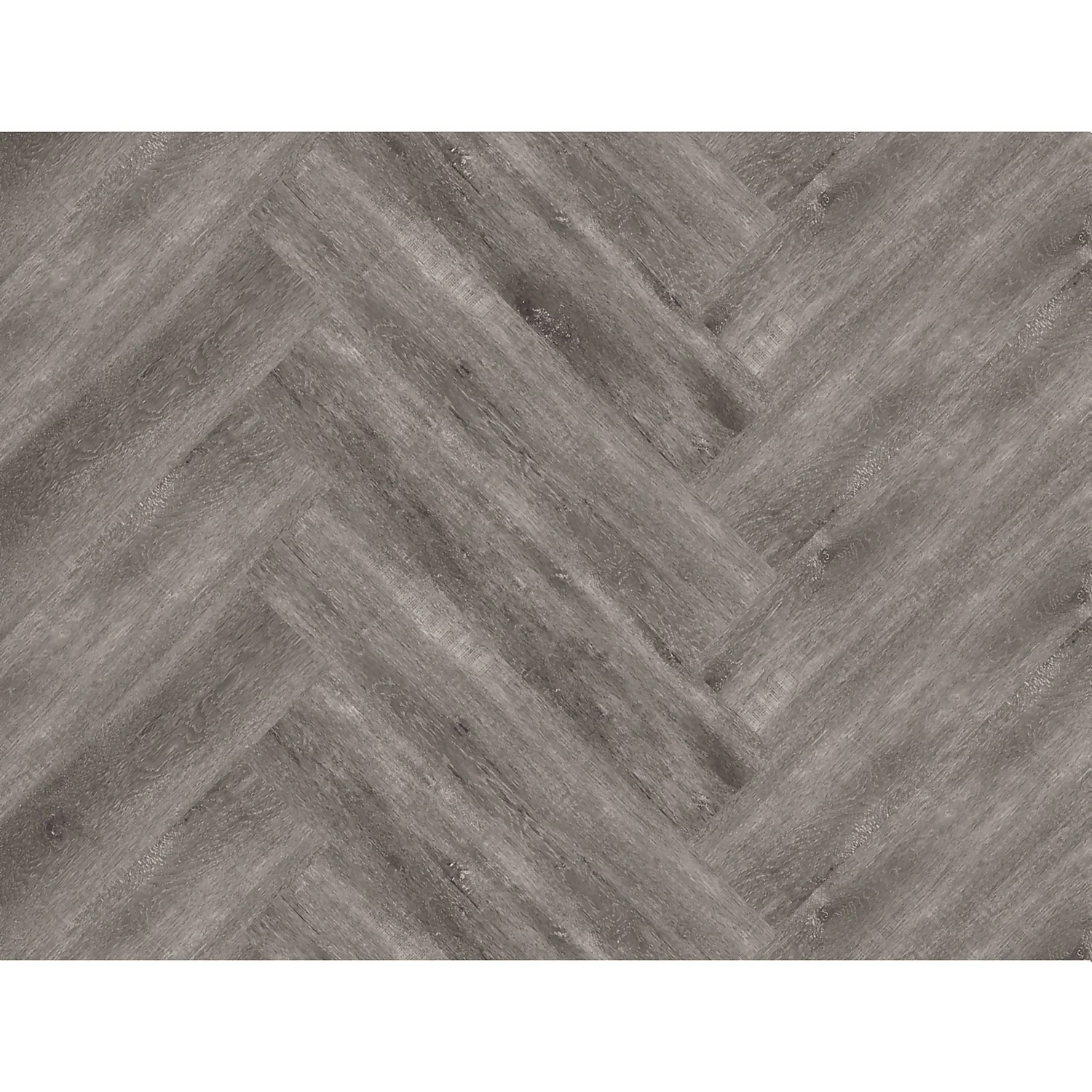 Kraus Herringbone Luxury Vinyl Floor Tile Sample - Brampton Grey 5 Kraus Herringbone Luxury Vinyl Floor Tile Sample - Brampton Grey - Image 5