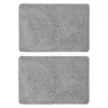 Relay Set Of 2 Mats - Light Grey - 50x80cm