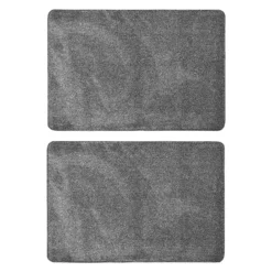 Relay Set Of 2 Mats - Dark Grey - 50x 80cm