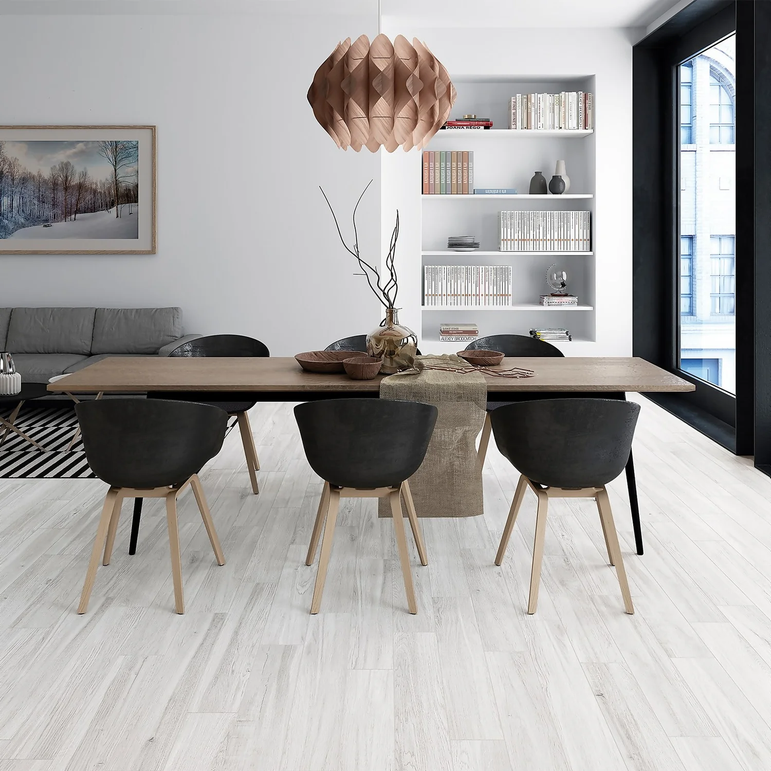 Marquis Sherwood White Porcelain Tile (Sample Only) - 100 X 130mm 4 Marquis Sherwood White Porcelain Tile (Sample Only) - 100 X 130mm - Image 4