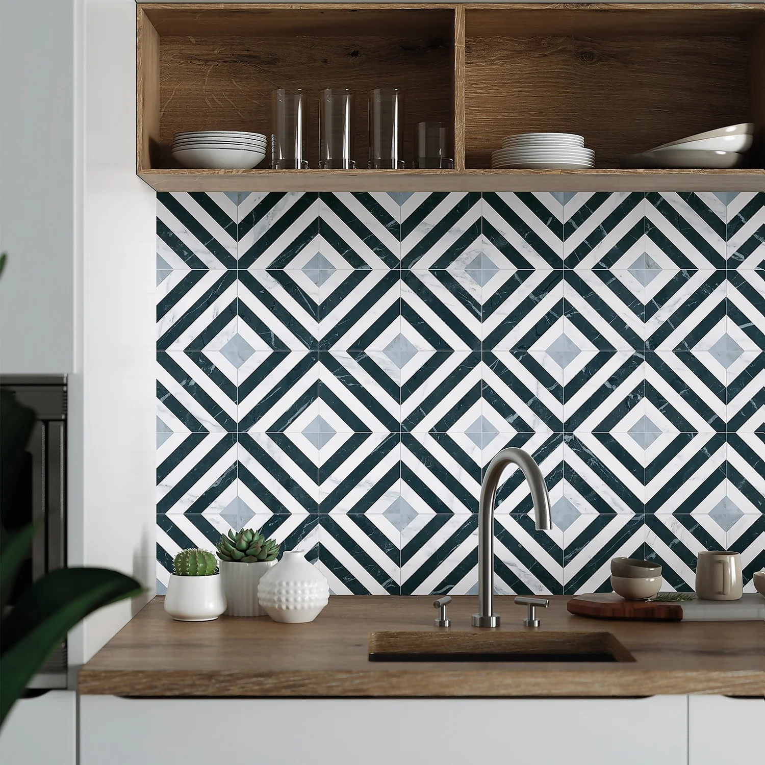 Marquis Diamante Porcelain Tile (Sample Only) - 100 X 130mm 1 Marquis Diamante Porcelain Tile (Sample Only) - 100 X 130mm