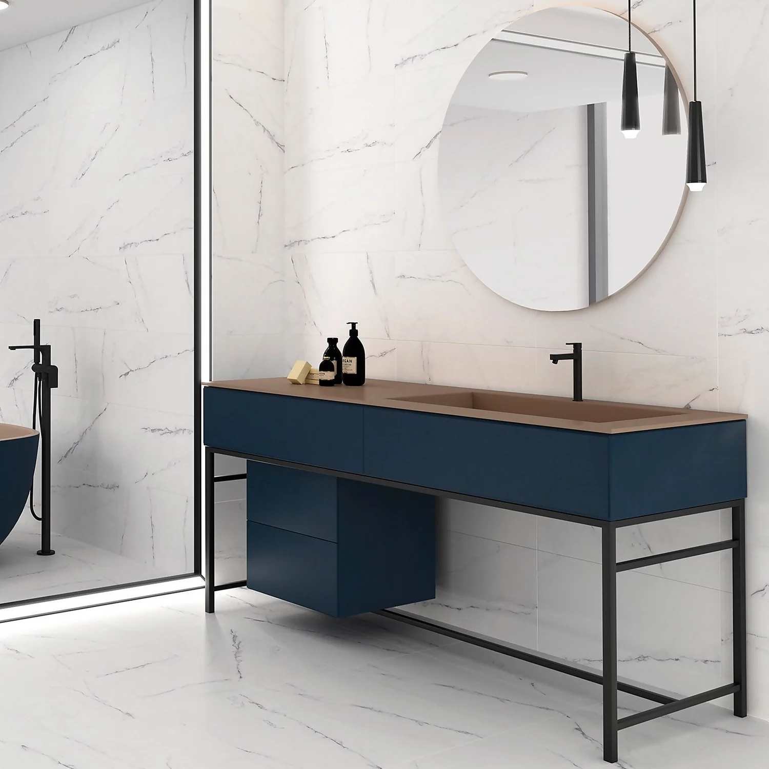 Marquis Ibiza White Porcelain Tile (Sample Only) - 100 X 130mm 4 Marquis Ibiza White Porcelain Tile (Sample Only) - 100 X 130mm - Image 4