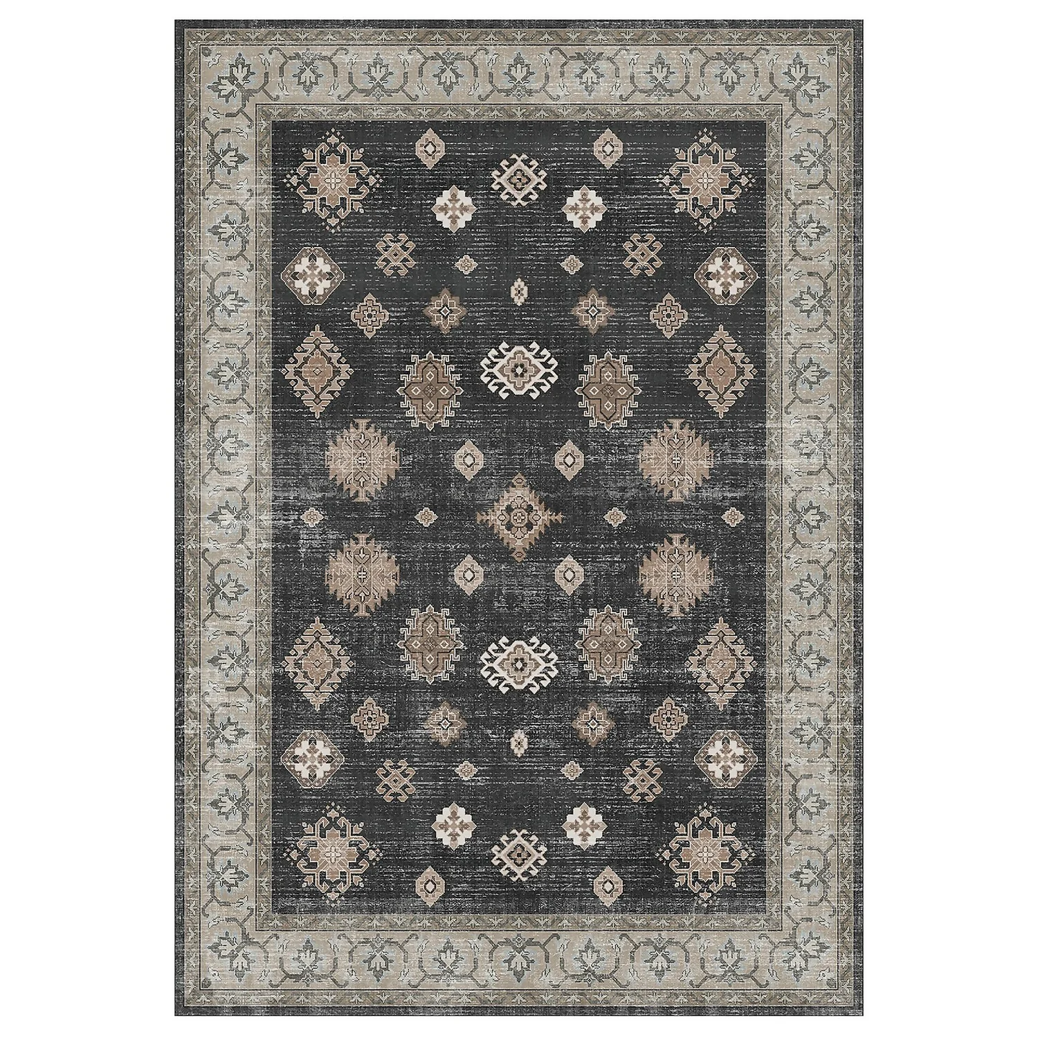 Persian Washable Farah Rug - 120x170cm 1 Persian Washable Farah Rug - 120x170cm