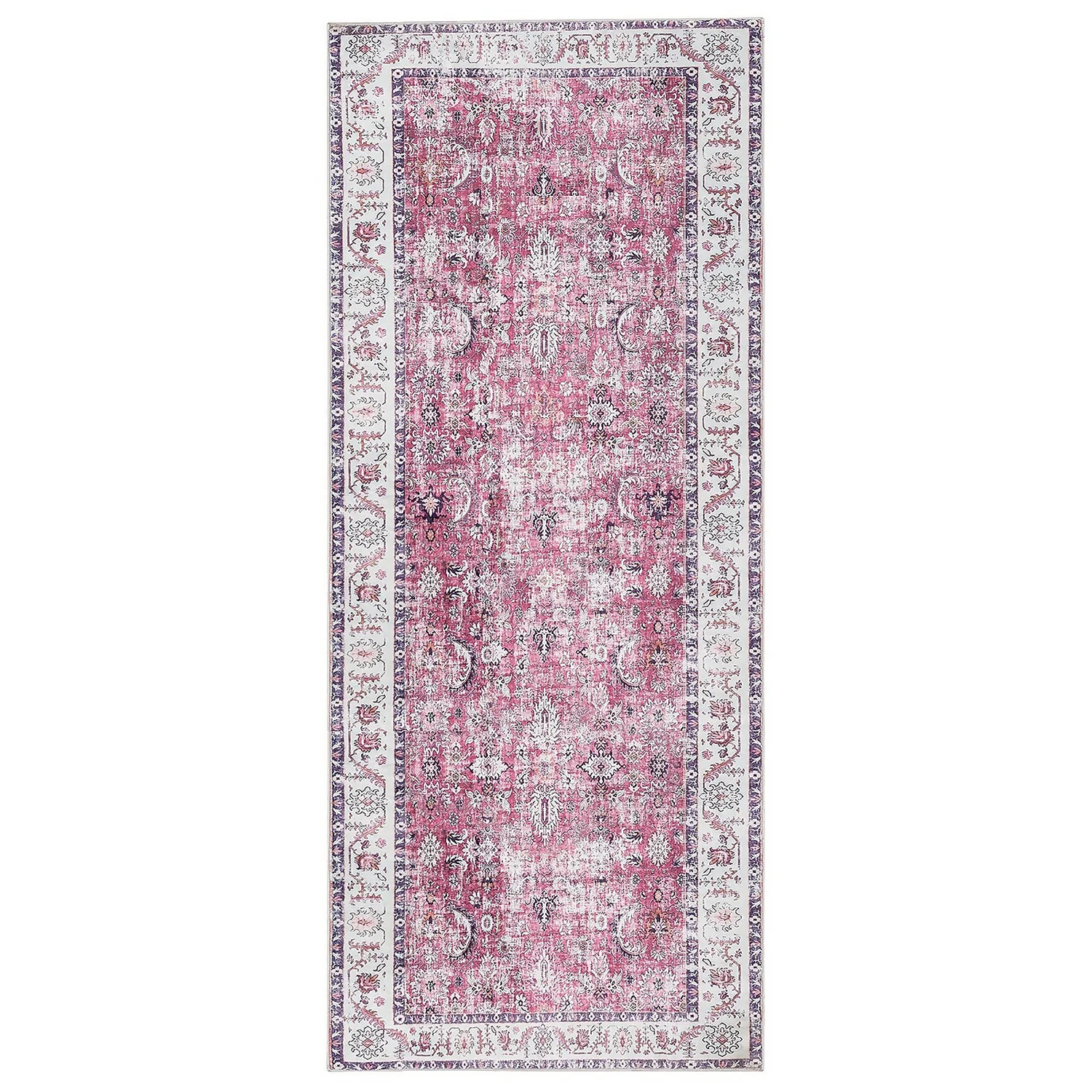 Rada Washable Runner - Pink - 60x180cm 1 Rada Washable Runner - Pink - 60x180cm