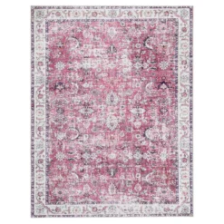 Rada Washable Rug - Pink - 160x230cm