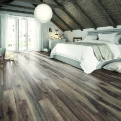 EGGER HOME Grey Perganti Walnut 12mm Laminate Flooring