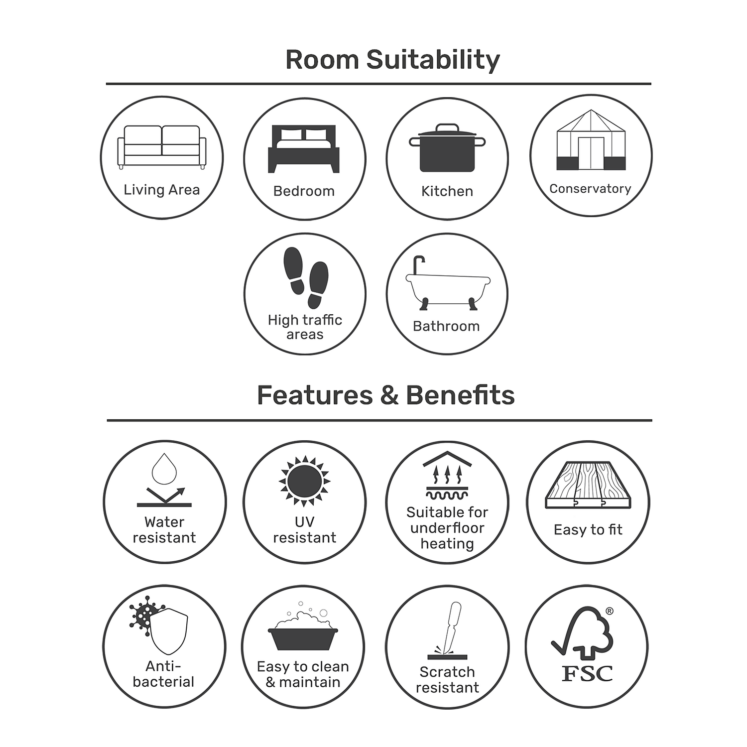 EGGER HOME Light Grey Bolton Oak 8mm Aqua+ Laminate Flooring 4 EGGER HOME Light Grey Bolton Oak 8mm Aqua+ Laminate Flooring - Image 4