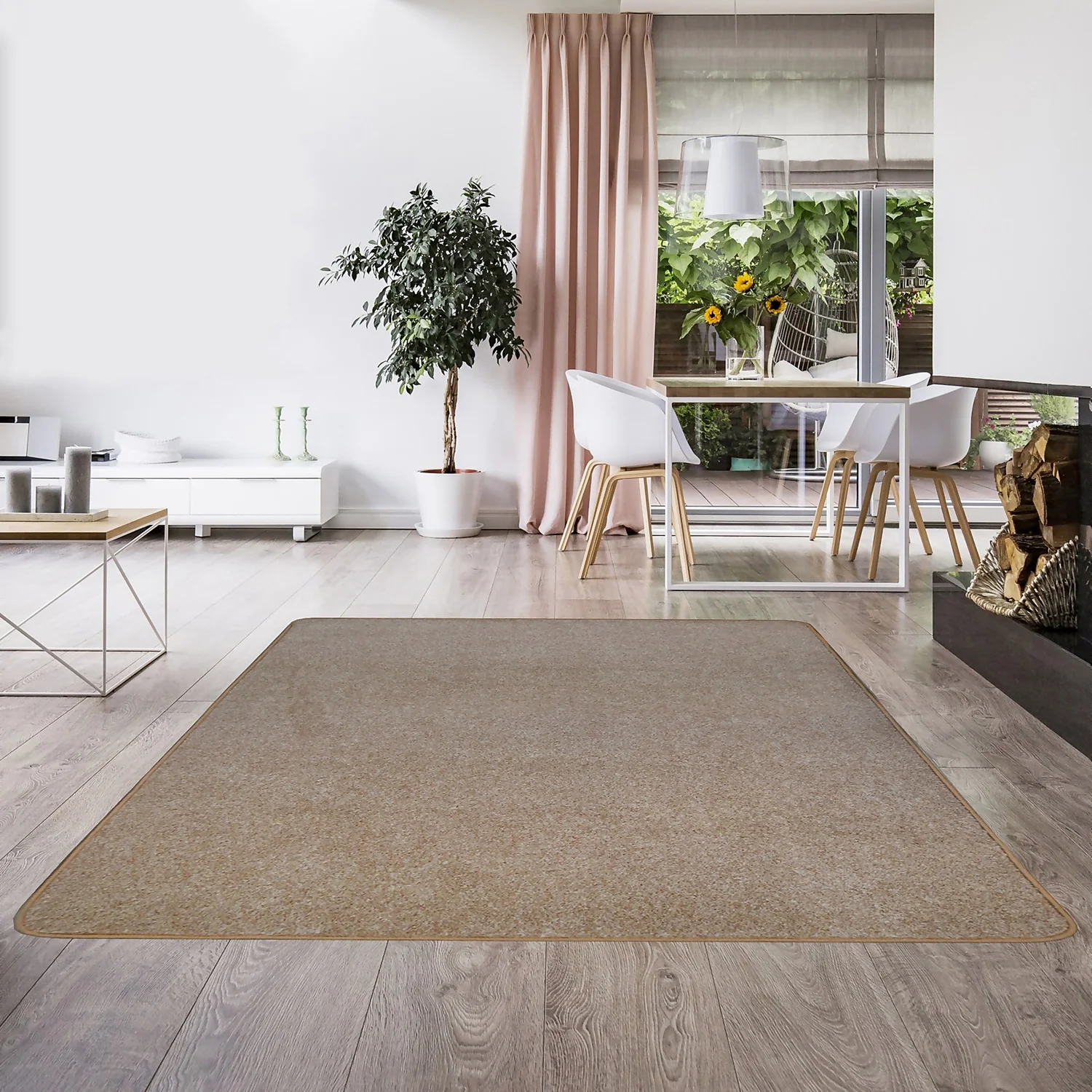 Relay Wool Rug - Latte - 120x170cm 2 Relay Wool Rug - Latte - 120x170cm - Image 2